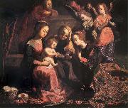 Josefa of Ayala The martimonio mistico of Holy Catalina painting